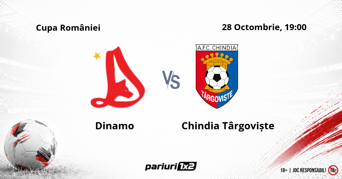 Dinamo – Chindia Târgoviște, Ponturi Pariuri Fotbal Cupa României, 28.10.2026