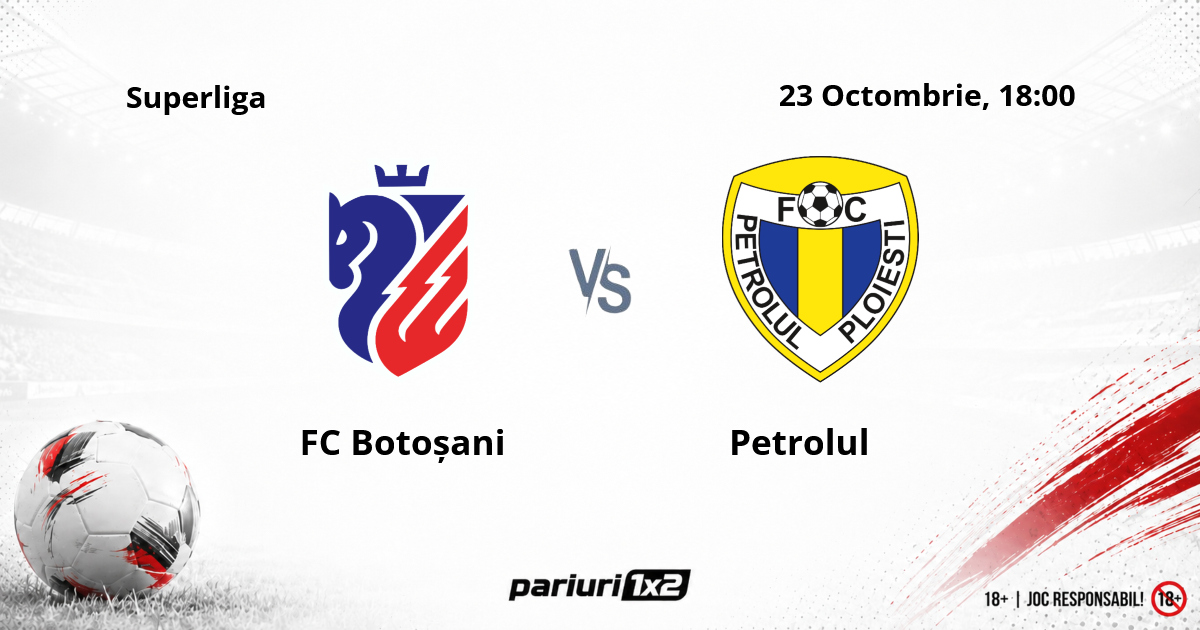 FC Botoșani – Petrolul, Ponturi Pariuri Fotbal Superliga, 23.10.2026