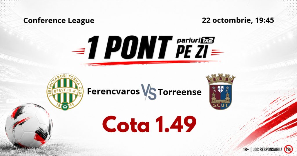 Un Pont pe Zi, 22 octombrie : Continuăm seria excelentă de selecții reușite! Astăzi Ferencvaros – Torreense