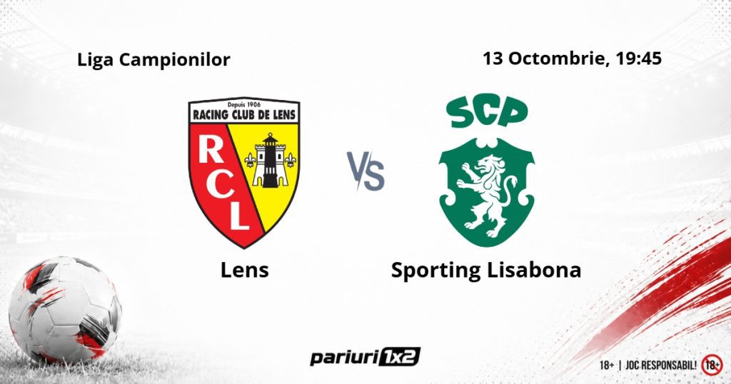Lens – Sporting, Ponturi Pariuri Fotbal Liga Campionilor, 13.10.2026