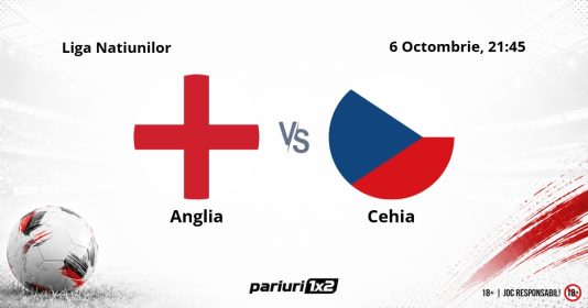 Anglia – Cehia, Ponturi Pariuri Fotbal Liga Natiunilor, 06.10.2026