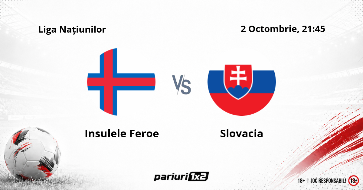 Insulele Feroe – Slovacia, Ponturi Pariuri Fotbal Liga Națiunilor, 02.10.2026