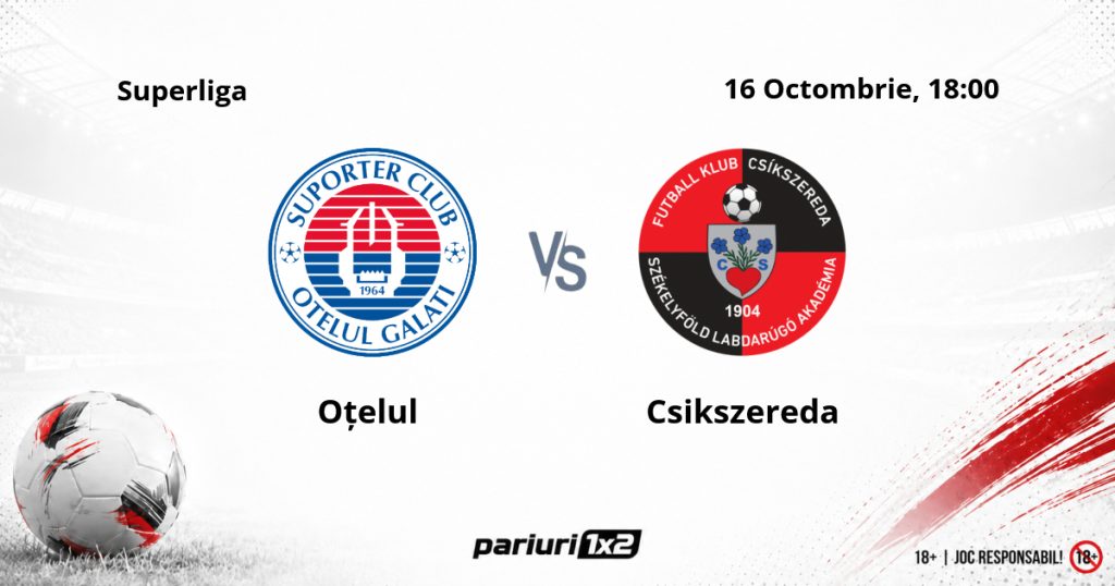 Oțelul – Csikszereda, Ponturi Pariuri Fotbal Superliga, 16.10.2026