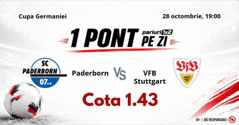 Un Pont pe Zi, 28 octombrie : 20 selecții reușite în această lună! Astăzi Paderborn – VFB Stuttgart