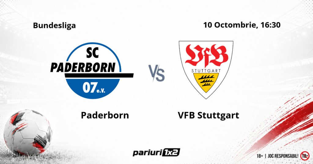 Paderborn – VFB Stuttgart, Ponturi Pariuri Fotbal Bundesliga, 10.10.2026